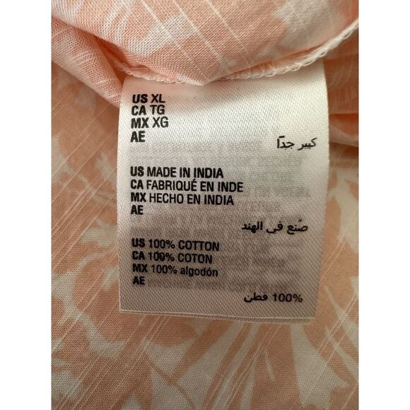 New Style & Co Blouse Women XL Shirt Pull Over Flower‎ Bohemian Sleeveless Boho - Picture 4 of 10